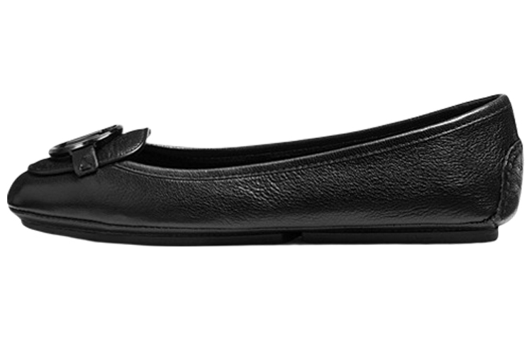 (Women) MICHAEL KORS Lillie Moccasin 'Black Leather' 40R9LIFP4L