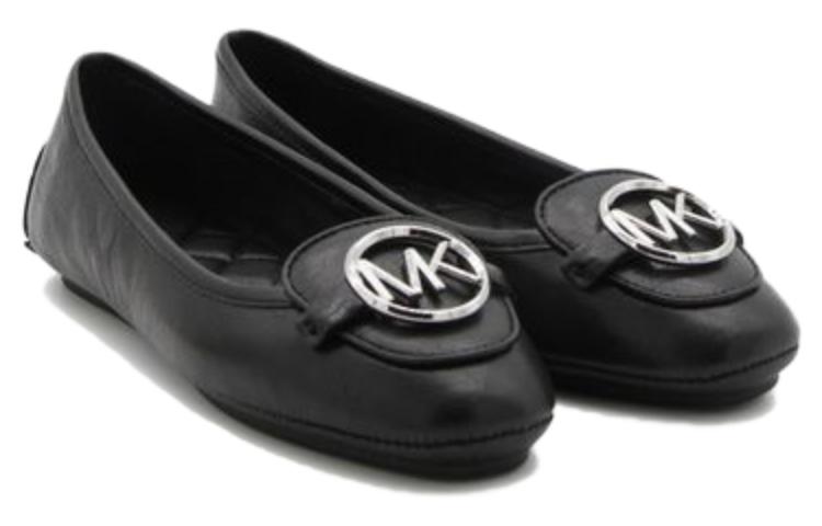(W) MICHAEL KORS Lillie Moccasin 'Black Leather' 圖 4