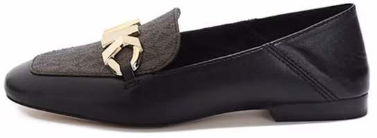 (Women) MICHAEL KORS Loafer 'Black Brown Monogram' 40T1IZFP2L-BLK-BROWN (Women) MICHAEL KORS Loafer 'Black Brown Monogram' 40T1IZFP2L-BLK-BROWN
