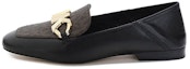 Buy (W) MICHAEL KORS Loafer 'Hitam Coklat Monogram' 40T1IZFP2L-BLK-BROWN
