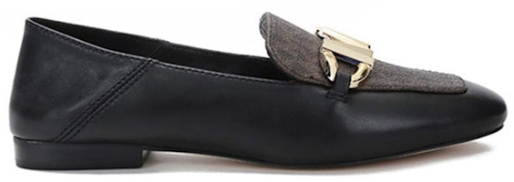 MICHAEL KORS 老花平底樂福鞋 女款 黑棕 Order MICHAEL KORS 老花平底樂福鞋 女款 黑棕