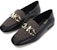 (W) MICHAEL KORS Loafer 'Hitam Coklat Monogram' 40T1IZFP2L-BLK-BROWN