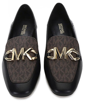 (W) MICHAEL KORS Loafer 'Hitam Coklat Monogram' 40T1IZFP2L-BLK-BROWN Shop (W) MICHAEL KORS Loafer 'Hitam Coklat Monogram' 40T1IZFP2L-BLK-BROWN