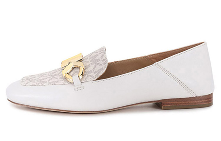 (Women) MICHAEL KORS Loafer Flat 'Cream Buckle' 40T1IZFP2L-CREAM-MULTI