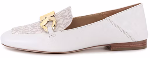 (Women) MICHAEL KORS Loafer Flat 'Cream Buckle' 40T1IZFP2L-CREAM-MULTI (Women) MICHAEL KORS Loafer Flat 'Cream Buckle' 40T1IZFP2L-CREAM-MULTI