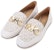 (W) MICHAEL KORS Kasut Lofa 'Krim Gesper' 40T1IZFP2L-CREAM-MULTI