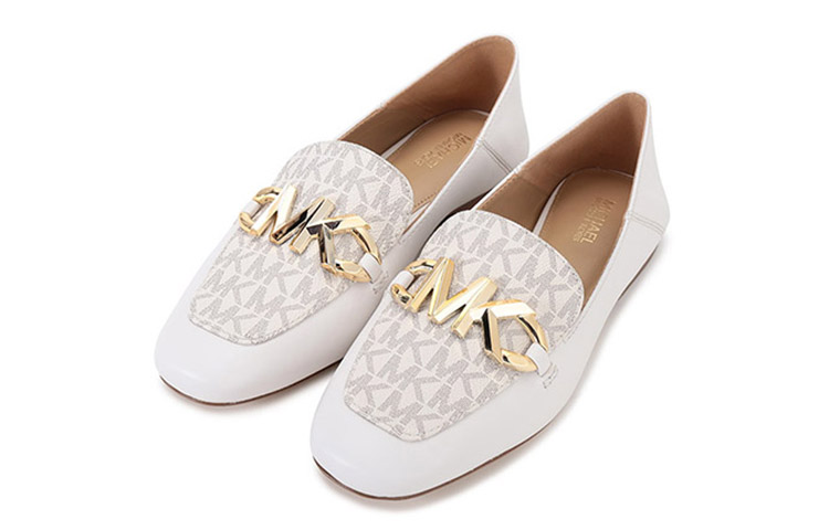 Lookbook (W) MICHAEL KORS Loafer Flat 'Krem Gesper' 40T1IZFP2L-CREAM-MULTI