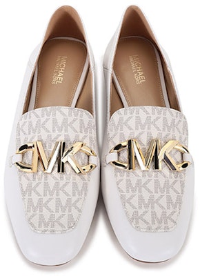 (Women) MICHAEL KORS Loafer Flat 'Cream Buckle' 40T1IZFP2L-CREAM-MULTI Shop (Women) MICHAEL KORS Loafer Flat 'Cream Buckle' 40T1IZFP2L-CREAM-MULTI