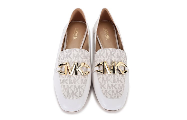 Shop (W) MICHAEL KORS Loafer Flat 'Krem Gesper' 40T1IZFP2L-CREAM-MULTI