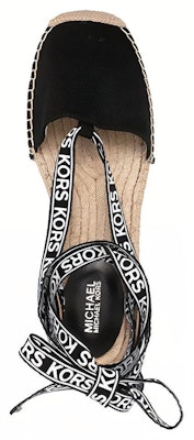 (W) 마이클 코어스 로고 밴드 에스파듀 flats (블랙) 40S2YAFP2D001 Shop (W) 마이클 코어스 로고 밴드 에스파듀 flats (블랙) 40S2YAFP2D001