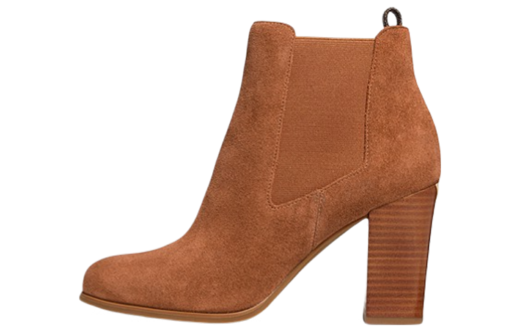 (W) MICHAEL KORS Lottie Chelsea Boot 'Brown Suede'