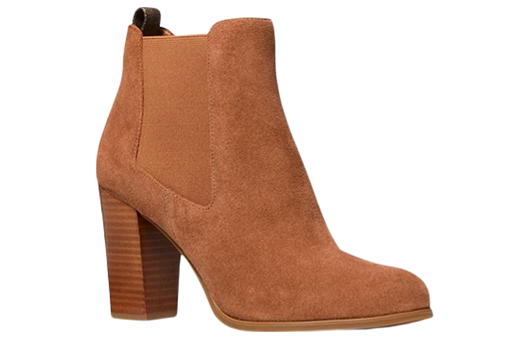 (W) MICHAEL KORS Lottie Chelsea Boot 'Brown Suede' 圖 2