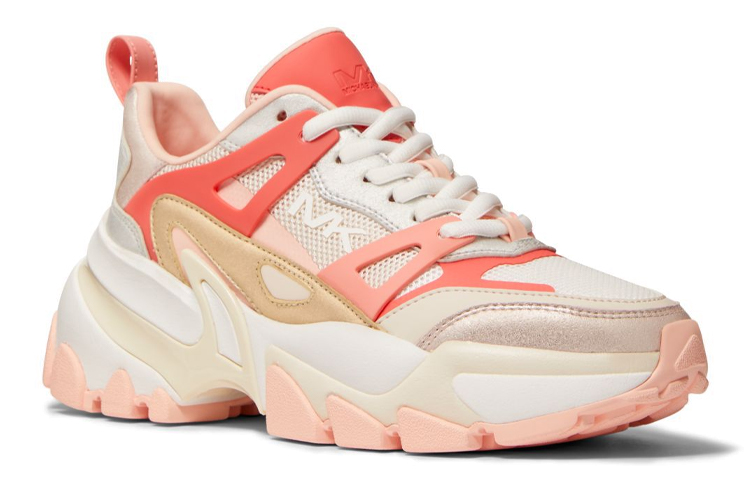 (W) MICHAEL KORS Low-Top Lace-Up Sneaker 'White Pink' 圖 2