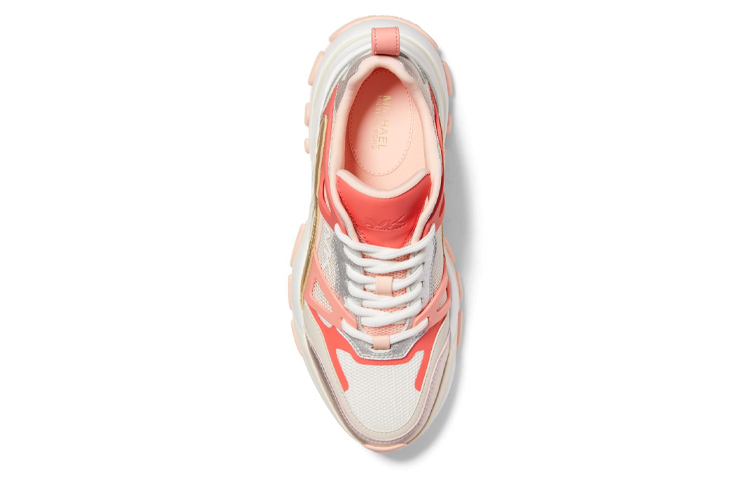 (W) MICHAEL KORS Low-Top Lace-Up Sneaker 'White Pink' 圖 3