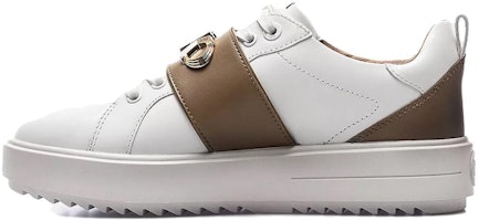 (Women) MICHAEL KORS Low Top Lace-Up 'White' 43F2EMFS1L293 (Women) MICHAEL KORS Low Top Lace-Up 'White' 43F2EMFS1L293