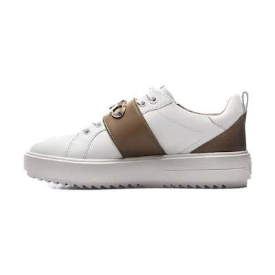 (W) MICHAEL KORS Low Top Lace-Up 'White'