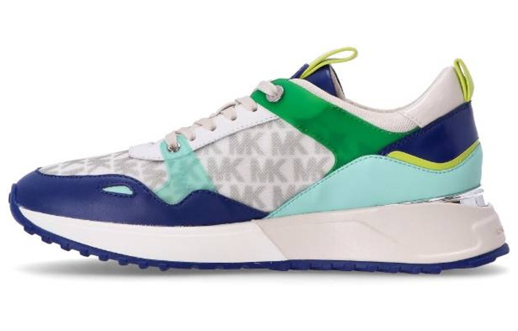 (W) MICHAEL KORS Low-Top Sneaker 'White Green Blue'