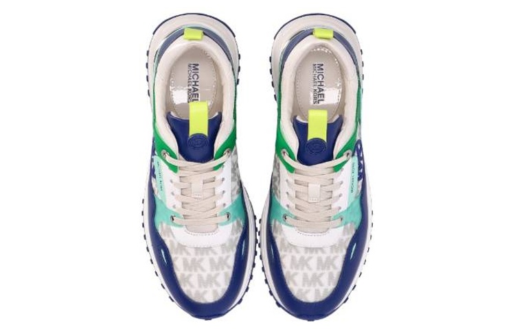 (W) MICHAEL KORS Low-Top Sneaker 'White Green Blue' 圖 5