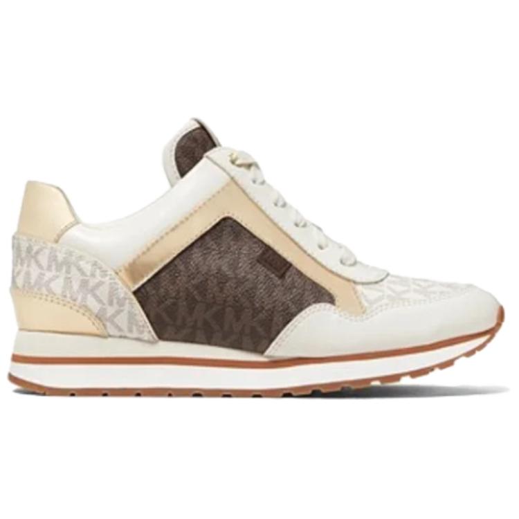 (W) MICHAEL KORS Maddy Trainer 'White Brown Gold' 圖 3