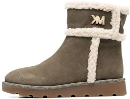 (Women) MICHAEL KORS Marly Short Boot 'Green Sheepskin' 40F2MRFE6S333 (Women) MICHAEL KORS Marly Short Boot 'Green Sheepskin' 40F2MRFE6S333