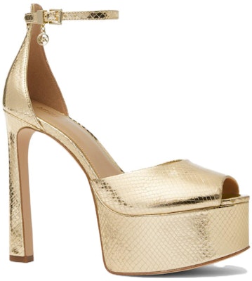 (Women) MICHAEL KORS Martina 'Light Gold Snake Embossed' 40S3MTHP1M0705 Order (Women) MICHAEL KORS Martina 'Light Gold Snake Embossed' 40S3MTHP1M0705