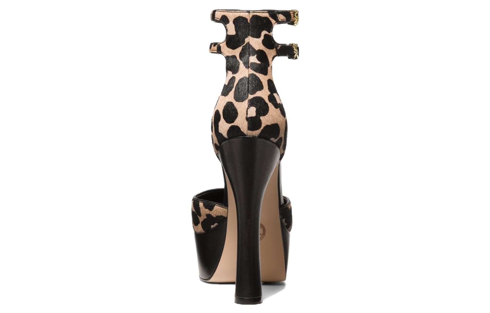 (W) MICHAEL KORS Martina High Heels 'Black Leopard Print Calf Hair Cup-Heel' 圖 3