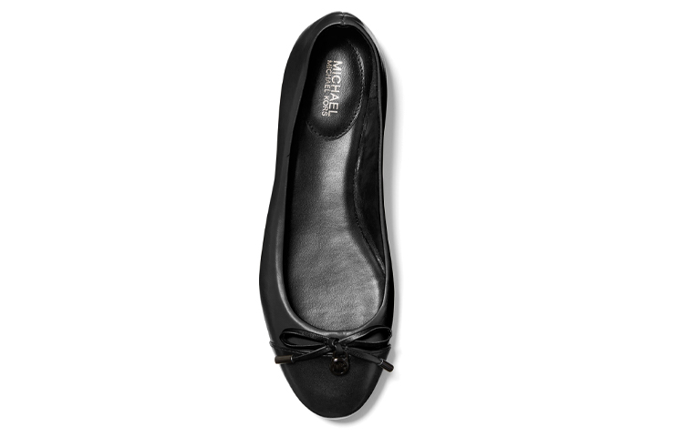 (W) MICHAEL KORS Melody Ballet Flat 'Black Leather' 圖 4