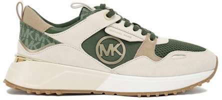 MICHAEL KORS 迈克高仕 網眼厚底系帶舒適 低幫 生活休閒鞋 女款 墨綠米白色 Order MICHAEL KORS 迈克高仕 網眼厚底系帶舒適 低幫 生活休閒鞋 女款 墨綠米白色