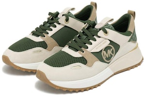 MICHAEL KORS 迈克高仕 網眼厚底系帶舒適 低幫 生活休閒鞋 女款 墨綠米白色 Lookbook MICHAEL KORS 迈克高仕 網眼厚底系帶舒適 低幫 生活休閒鞋 女款 墨綠米白色