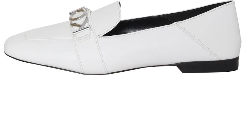 (Women) MICHAEL KORS MICHAEL Leather Round-Toe Slip-On Flat 'White' 40R3MDFP1L085 Buy (Women) MICHAEL KORS MICHAEL Leather Round-Toe Slip-On Flat 'White' 40R3MDFP1L085