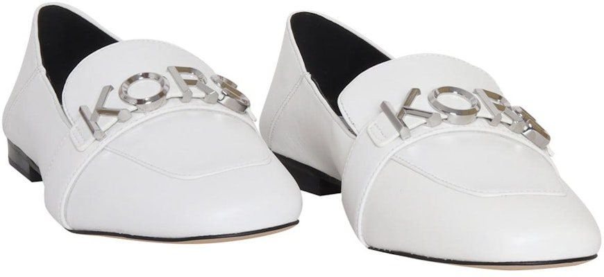 (W) MICHAEL KORS MICHAEL Zapatos Planos de Cuero Redondo Slip-On 'Blanco' 40R3MDFP1L085 Lookbook (W) MICHAEL KORS MICHAEL Zapatos Planos de Cuero Redondo Slip-On 'Blanco' 40R3MDFP1L085