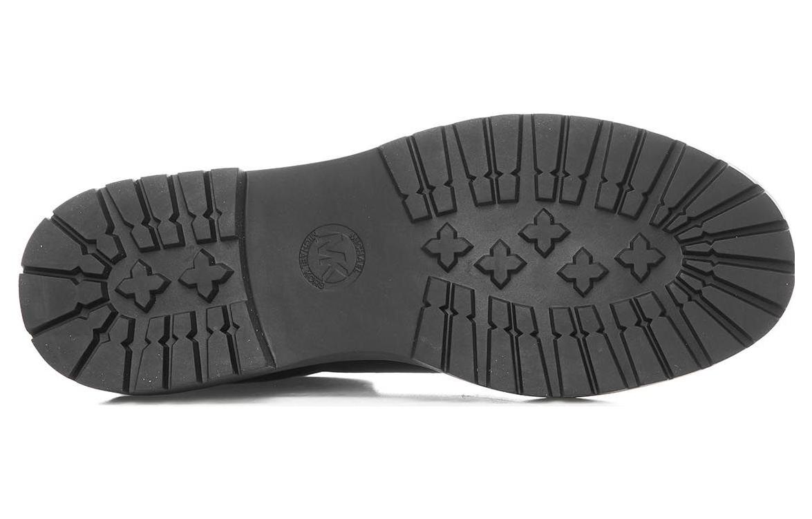 (W) MICHAEL KORS MICHAEL Leather Slip-On Ankle Boots 'Black' 圖 4