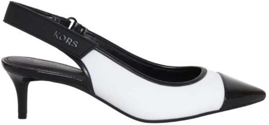 (Women) MICHAEL KORS Michael Pointed-Toe Ankle Strap Stiletto 'Black White' 40R3KUMP1D085 Order (Women) MICHAEL KORS Michael Pointed-Toe Ankle Strap Stiletto 'Black White' 40R3KUMP1D085