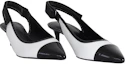 Lookbook (W) MICHAEL KORS Michael Heels Tali Pergelangan Stiletto 'Hitam Putih' 40R3KUMP1D085