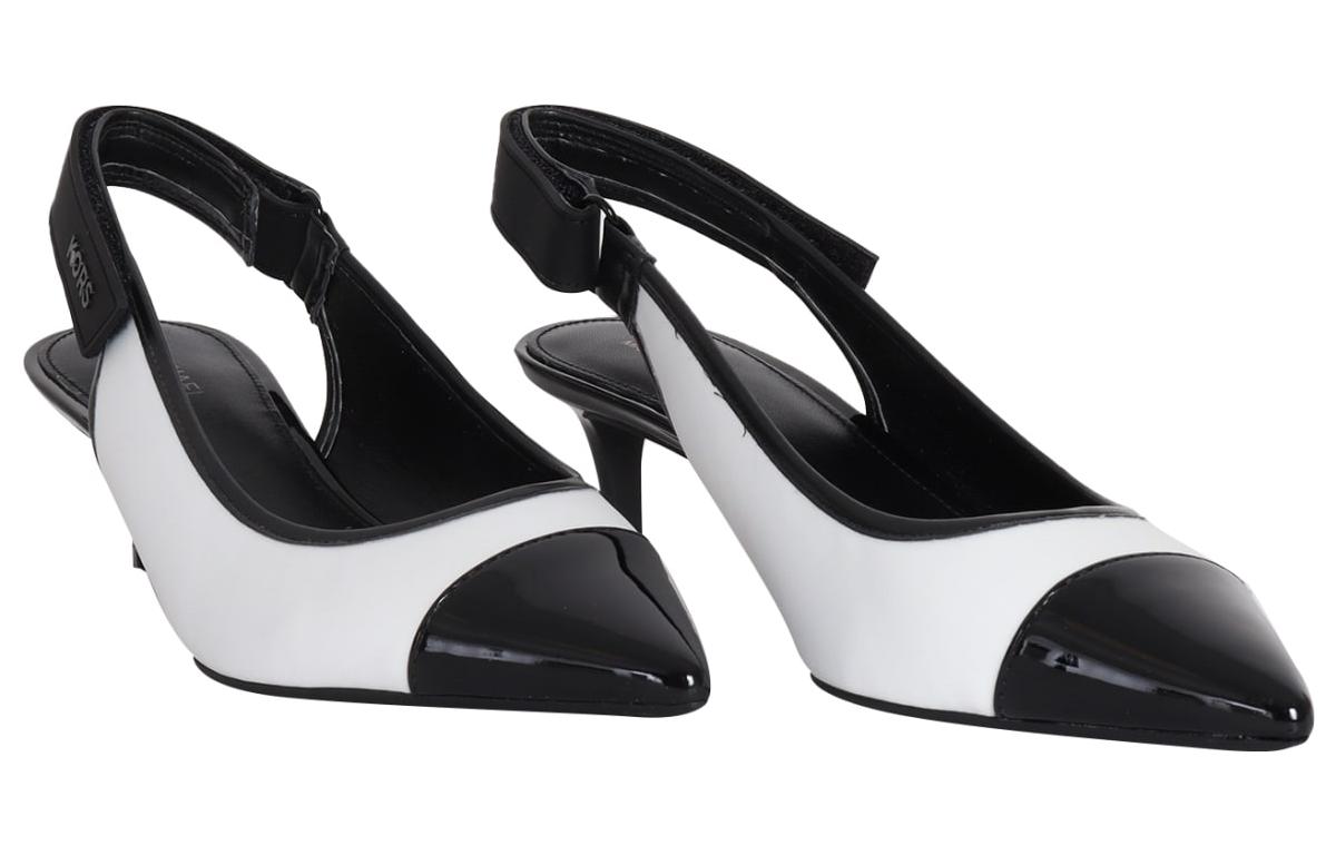 Lookbook (W) 마이클 코어스 블랙앤화이트 스틸레토 힐 40R3KUMP1D085