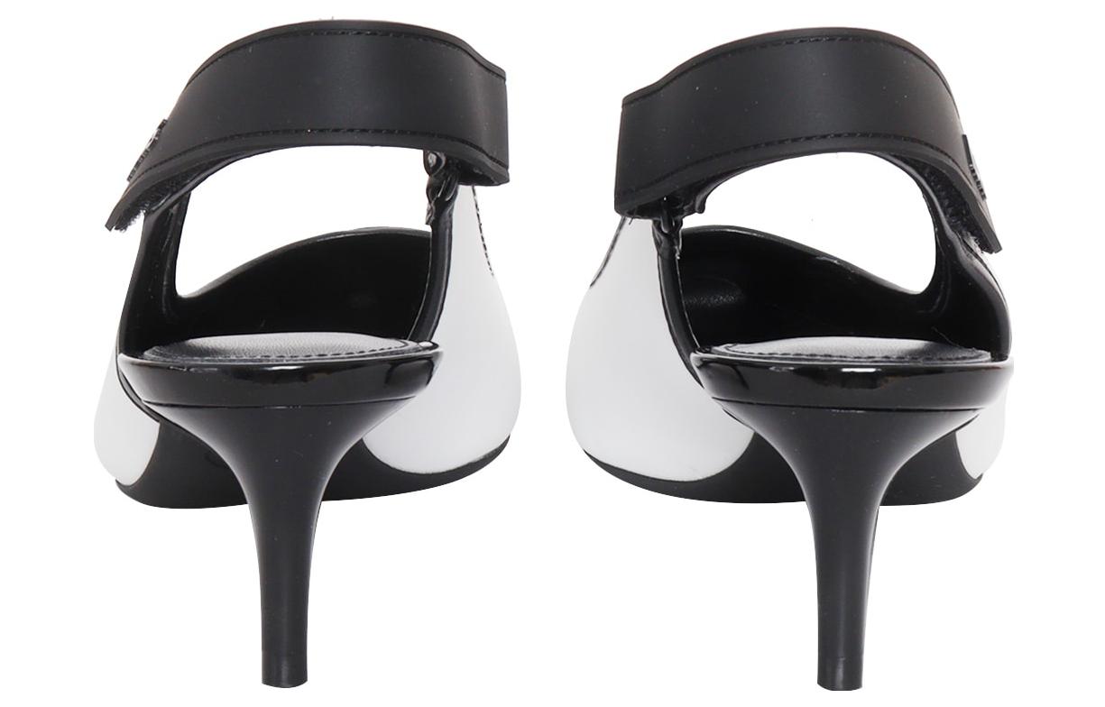 Shop (W) MICHAEL KORS Michael Heels Tali Pergelangan Stiletto 'Hitam Putih' 40R3KUMP1D085