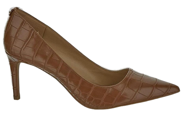 Order (W) MICHAEL KORS Michael Sepatu Hak Tinggi Slip-On Runcing 'Coklat' 40R3ALMP1E230