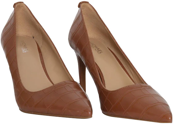 (W) MICHAEL KORS Michael Sepatu Hak Tinggi Slip-On Runcing 'Coklat' 40R3ALMP1E230 Lookbook (W) MICHAEL KORS Michael Sepatu Hak Tinggi Slip-On Runcing 'Coklat' 40R3ALMP1E230