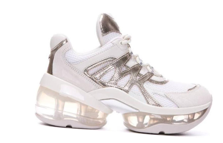 (W) MICHAEL KORS Mid-Top 'White Silver' 圖 2