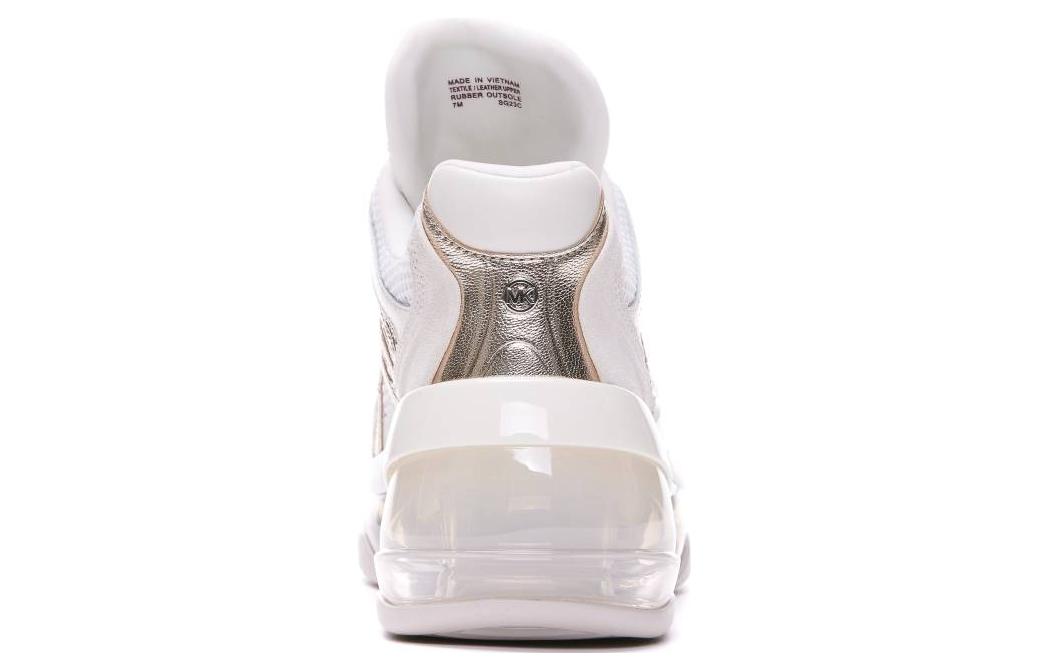 (W) MICHAEL KORS Mid-Top 'White Silver' 圖 4