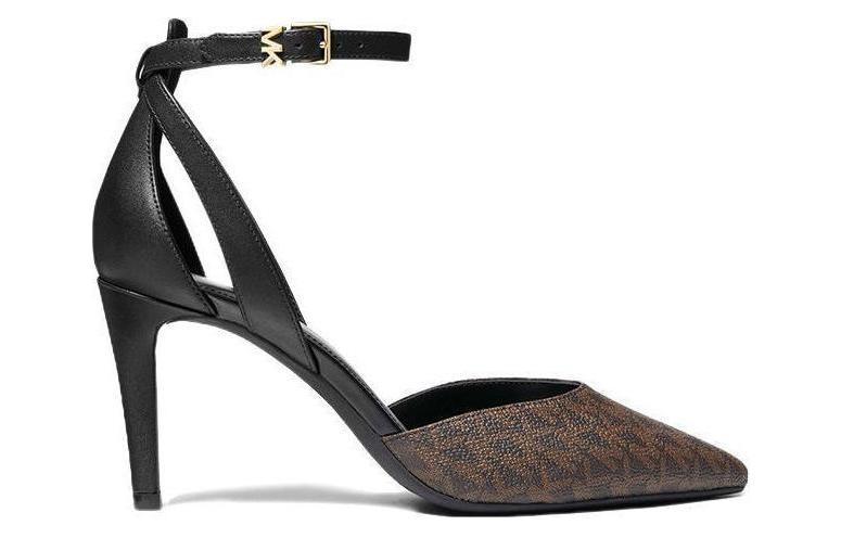 (W) MICHAEL KORS Mirabel High Heel 'Black Brown Monogram' 圖 2