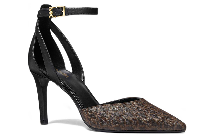 (W) MICHAEL KORS Mirabel High Heel 'Black Brown Monogram' 圖 3