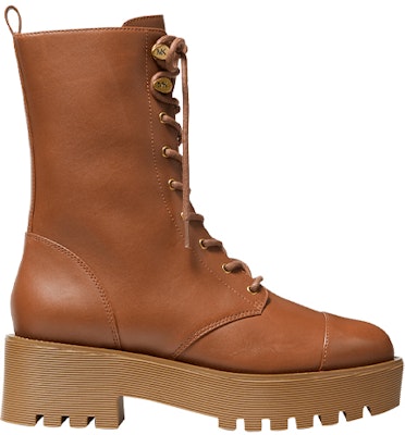 (Women) MICHAEL KORS MK Bryce Leather Boot 'Brown Motorcycle' 40F1BYFE6L230 Order (Women) MICHAEL KORS MK Bryce Leather Boot 'Brown Motorcycle' 40F1BYFE6L230