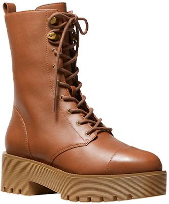 (Women) MICHAEL KORS MK Bryce Leather Boot 'Brown Motorcycle' 40F1BYFE6L230 Lookbook (Women) MICHAEL KORS MK Bryce Leather Boot 'Brown Motorcycle' 40F1BYFE6L230