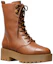 Lookbook (Women) MICHAEL KORS MK Bryce Leather Boot 'Brown Motorcycle' 40F1BYFE6L230