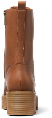 (Women) MICHAEL KORS MK Bryce Leather Boot 'Brown Motorcycle' 40F1BYFE6L230 Shop (Women) MICHAEL KORS MK Bryce Leather Boot 'Brown Motorcycle' 40F1BYFE6L230