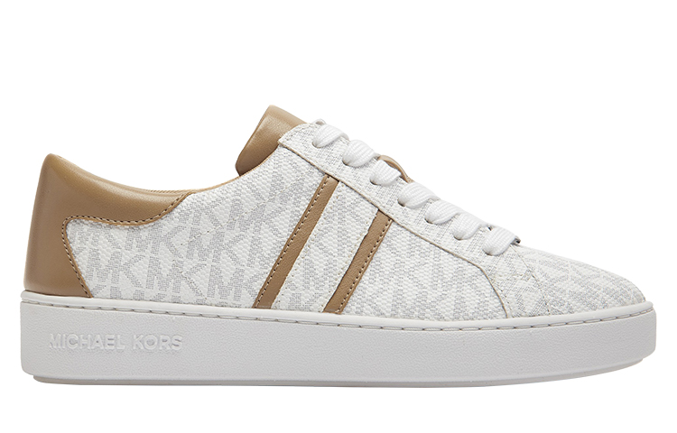 (W) MICHAEL KORS MK Keaton 'Bright White and Beige Stripe' 圖 2