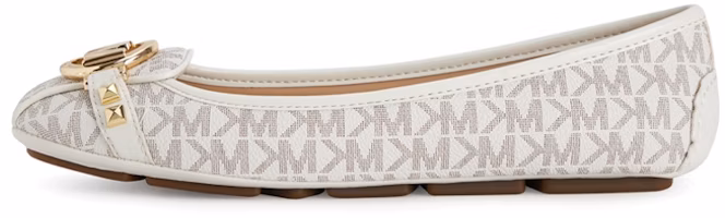 (Women) MICHAEL KORS MK Logo Slip-On 'Vanilla White' 49T8FUFR1B150 (Women) MICHAEL KORS MK Logo Slip-On 'Vanilla White' 49T8FUFR1B150