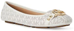 Lookbook (Women) MICHAEL KORS MK Logo Slip-On 'Vanilla White' 49T8FUFR1B150