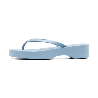 (W) MICHAEL KORS Monogram Platform Sandal 'Light Blue'